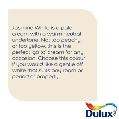 Dulux Walls &amp; Ceilings Soft Sheen Jasmine White 2.5L - Jasmine White