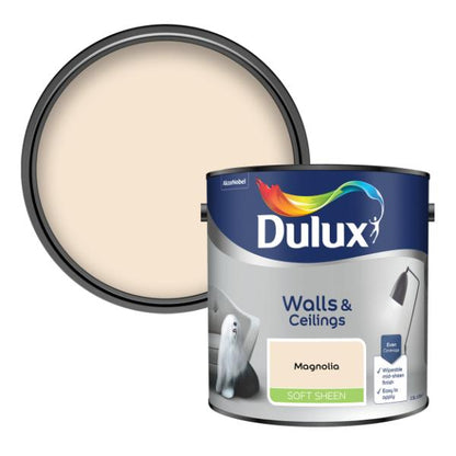 Dulux Walls &amp; Ceilings Soft Sheen Magnolia 2.5L - Magnolia