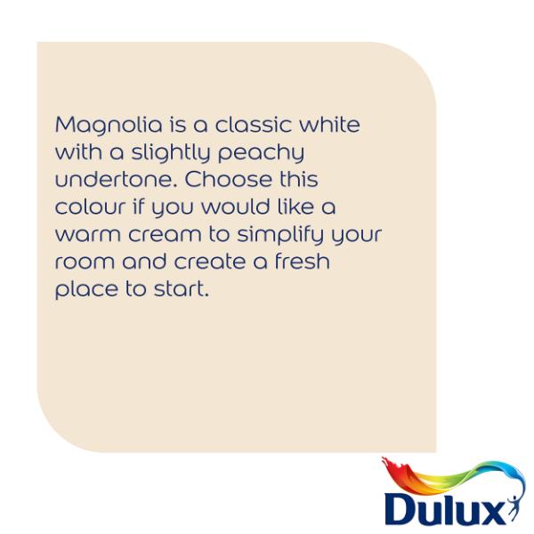 Dulux Walls &amp; Ceilings Soft Sheen Magnolia 2.5L - Magnolia