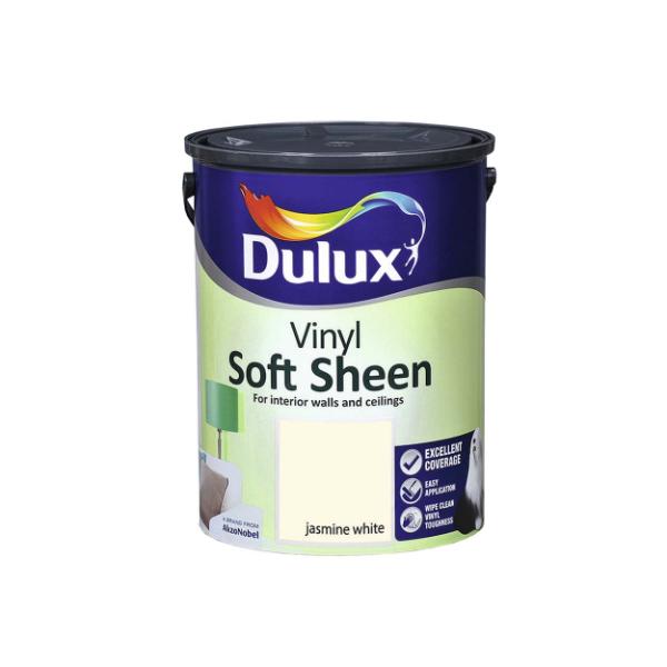 Dulux Vinyl Soft Sheen Paint 5L - Jasmine White
