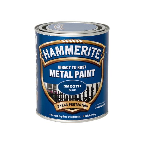 Hammerite Smooth Blue 750Ml