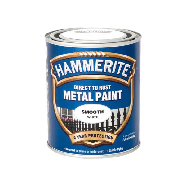 Hammerite Smooth White 750Ml