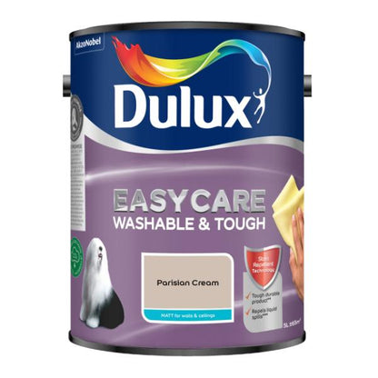 Dulux Easycare Washable &amp; Tough Parisian Cream 5L - Parisian Cream