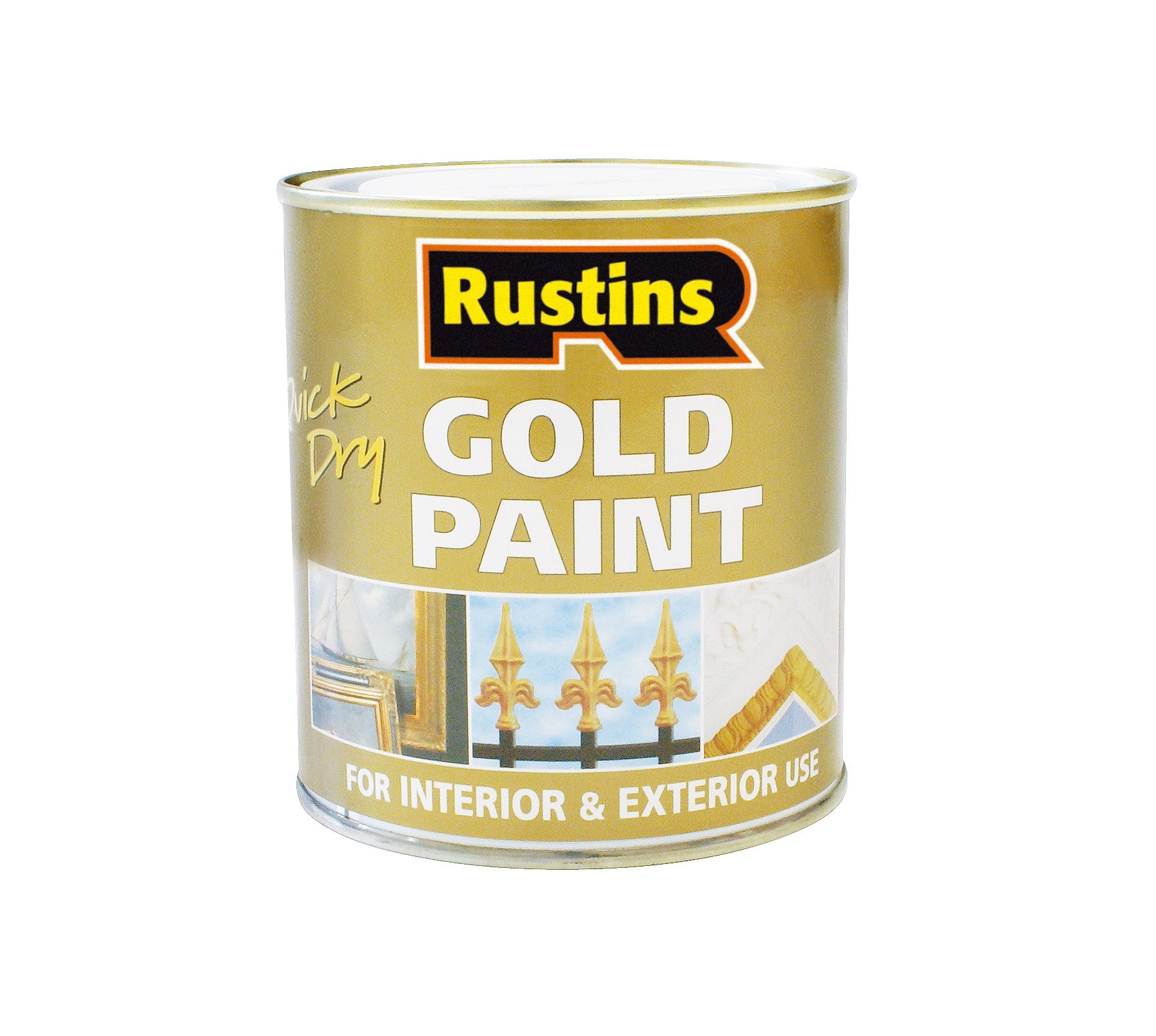 Rustins Paint 250ml Gold