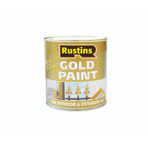 Rustins Paint 250ml Gold
