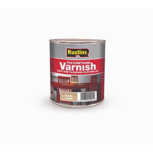 Rustins Polyurethane Varnish Clear Gloss 1L