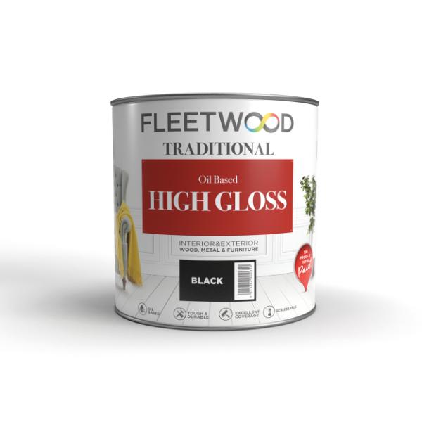 Fleetwood Gloss Black 750ml