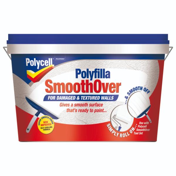 Pollycell Smooth over Damaged Walls 2.5Ltr