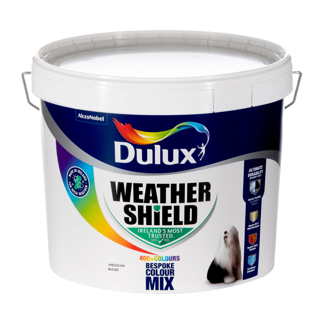 Dulux Trade Weathershield Smooth Medium Base 10L