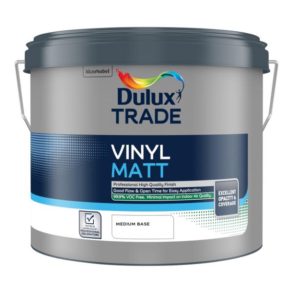 Dulux Trade V/Matt Medium Bs 10L