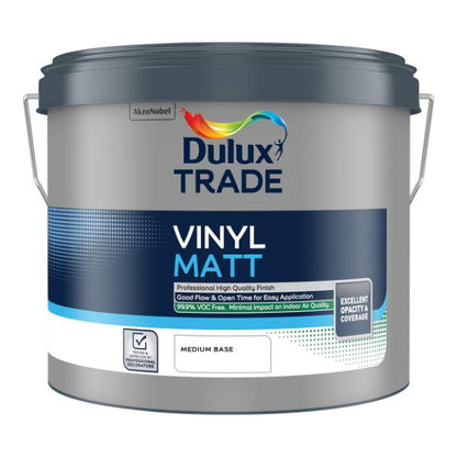 Dulux Trade V/Matt Medium Bs 10L