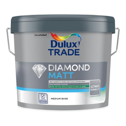 Dulux Trade Easycare Diamond Matt Medium Base 10L