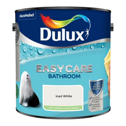 Dulux Easycare Bathroom Iced White 2.5L - Iced White