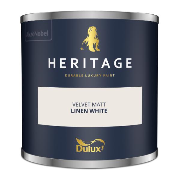 Dulux Heritage Tester Linen White 125Ml