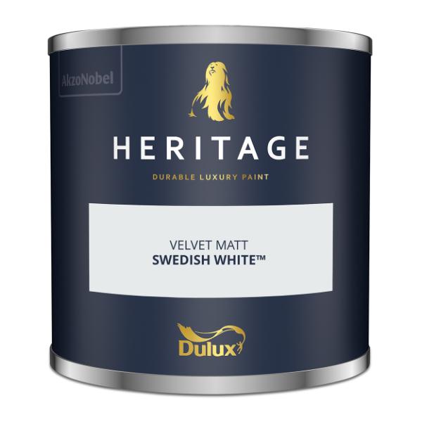 Dulux Heritage Tester Swedish White 125Ml