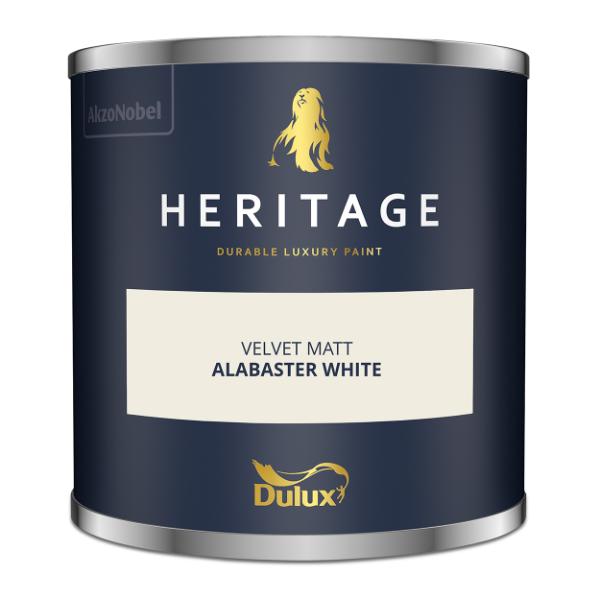 Dulux Heritage Tester Alabaster White 125Ml