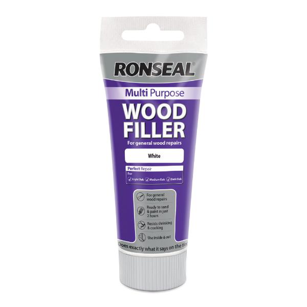 Ronseal Multi Purpose Wood Filler White 100G