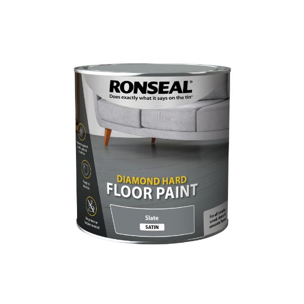 Ronseal Diamond Hard Floor Paint Slate 2.5L