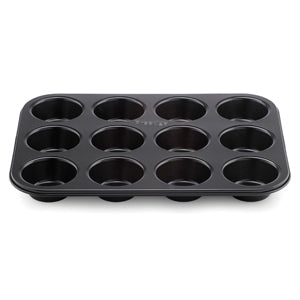 Prestige Inspire Muffin Tray 12 Cup Black