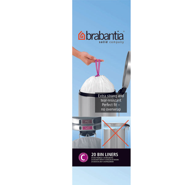Brabantia Bin Liner H  White