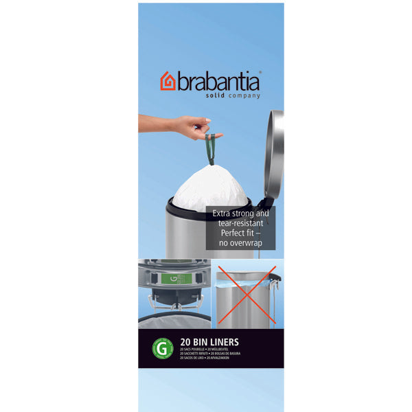 Brabantia Bin Liner H  White