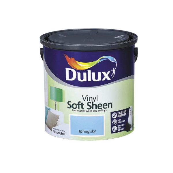 Dulux Vinyl Soft Sheen Spring Sky 2.5L - Spring Sky