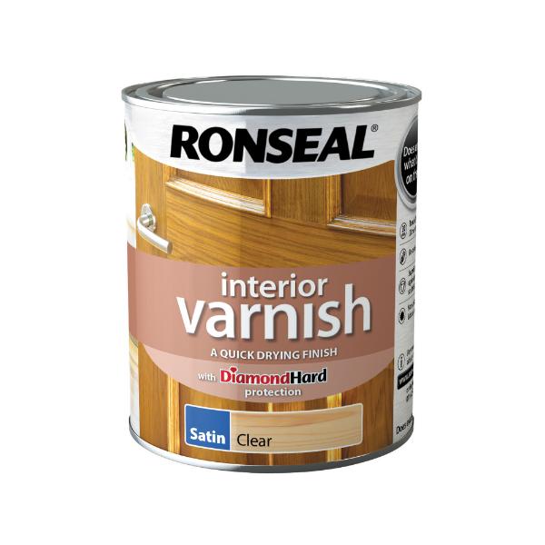 Ronseal Interior Varnish Satin Clear 750ml