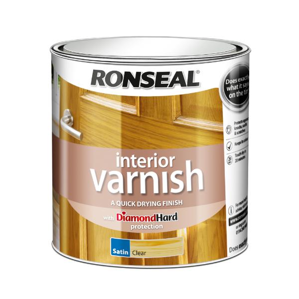 Ronseal Interior Varnish Satin Clear 2.5L