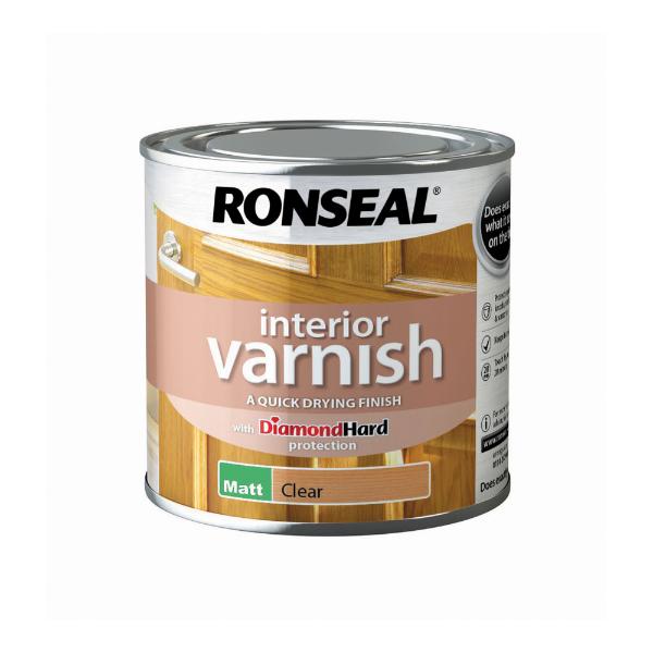 Ronseal Interior Varnish Mat Clear 250ml