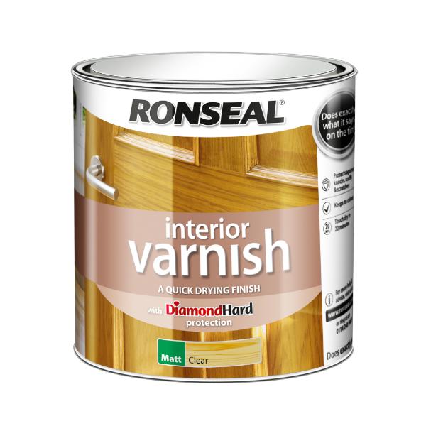 Ronseal Interior Varnish Mat Clear 2.5L