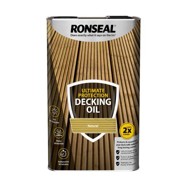 Ronseal Ultimate Decking Oil Natural 5Lt