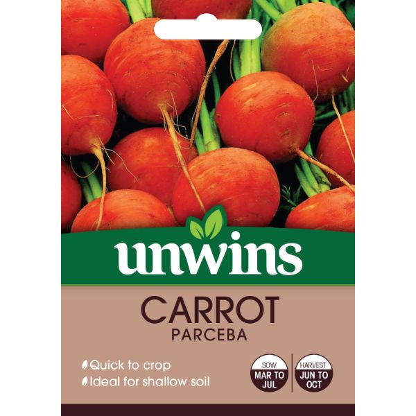 Unwins Seed Packet Carrot Parceba