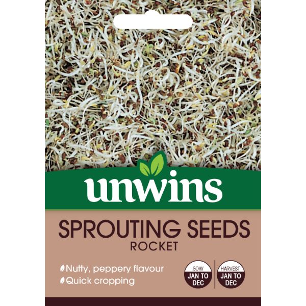 Unwins Seed Packet Sprouting Seeds Rocket
