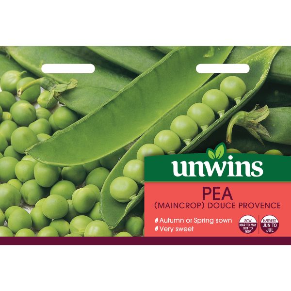 Unwins Seed Packet Pea Douce Provence