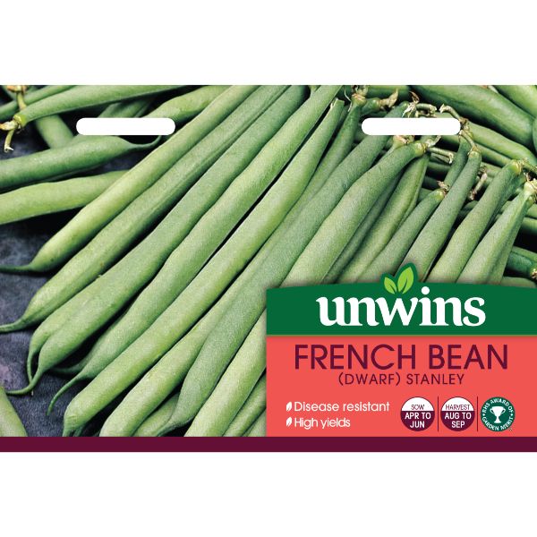 Unwins Seed Packet French Bean (Dwarf) Stanley