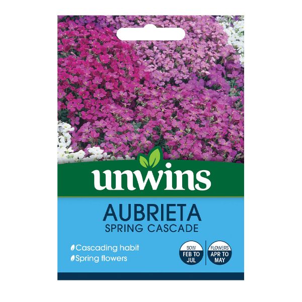 Unwins Seed Packet Aubrietia Spring Cascade