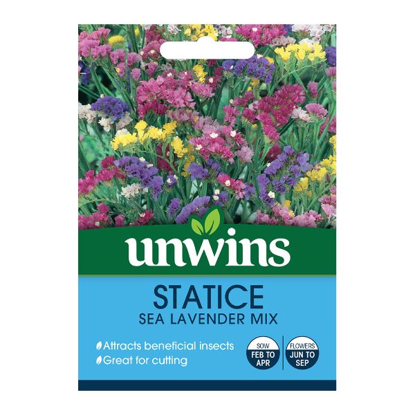 Unwins Seed Packet Statice Sea Lavender Mix
