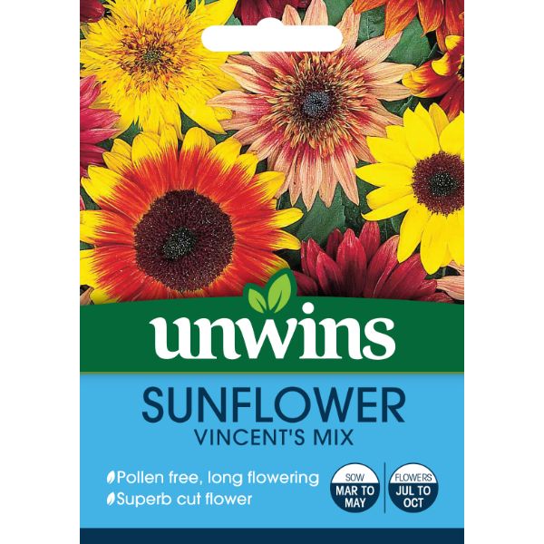 Unwins Seed Packet Sunflower Vincent&