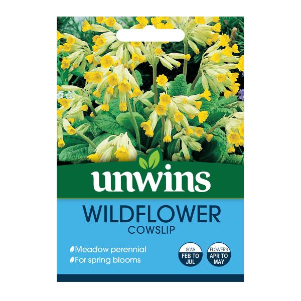 Unwins Seed Packet Wildflower Cowslip