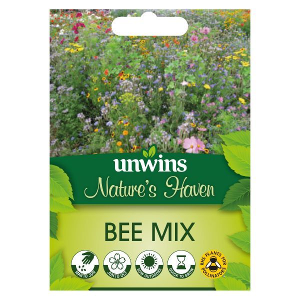 Unwins Seed Packet Natures Haven Bee Mix
