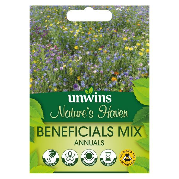 Unwins Seed Packet Natures Haven Beneficials Mix