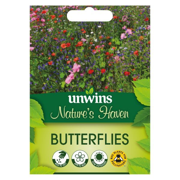 Unwins Seed Packet Natures Haven Butterflies