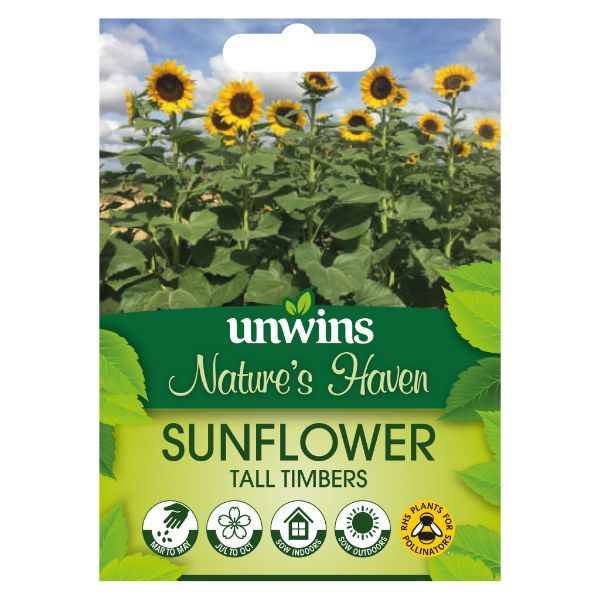 Unwins Seed Packet Natures Haven Sunflower Tall Timbers
