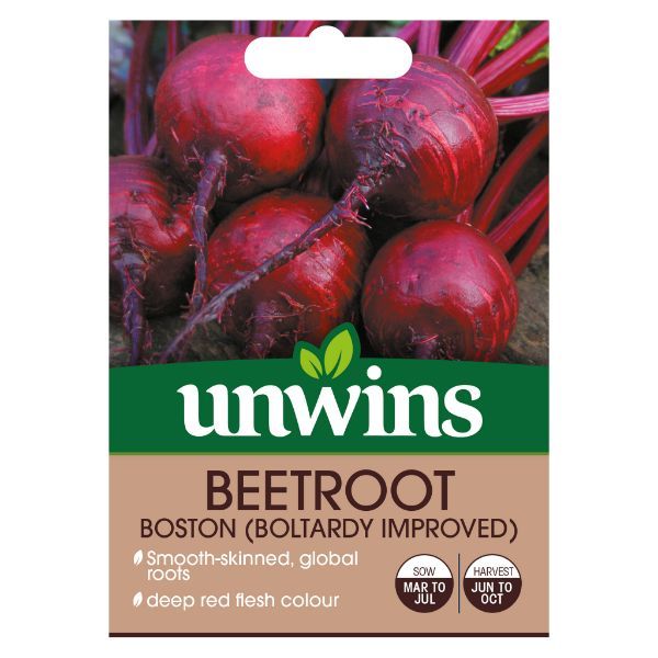 Unwins Seed Packet Beetroot Boston (Improved Boltardy)