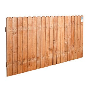 Wicklow Wood Closed Cottage Fence 6 X 3 Gold Brown