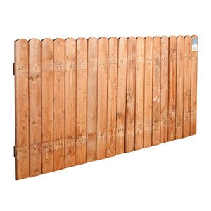 Wicklow Wood Closed Cottage Fence 6 X 4 Gold Brown