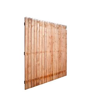 Wicklow Wood Closed Cottage Fence 6 X 6 Goldbrown