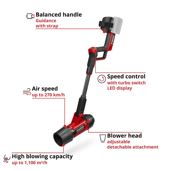 Einhell Professional PXC 36V GP-LB 36/270 Li E BL Brushless Leaf Blower - Body Only