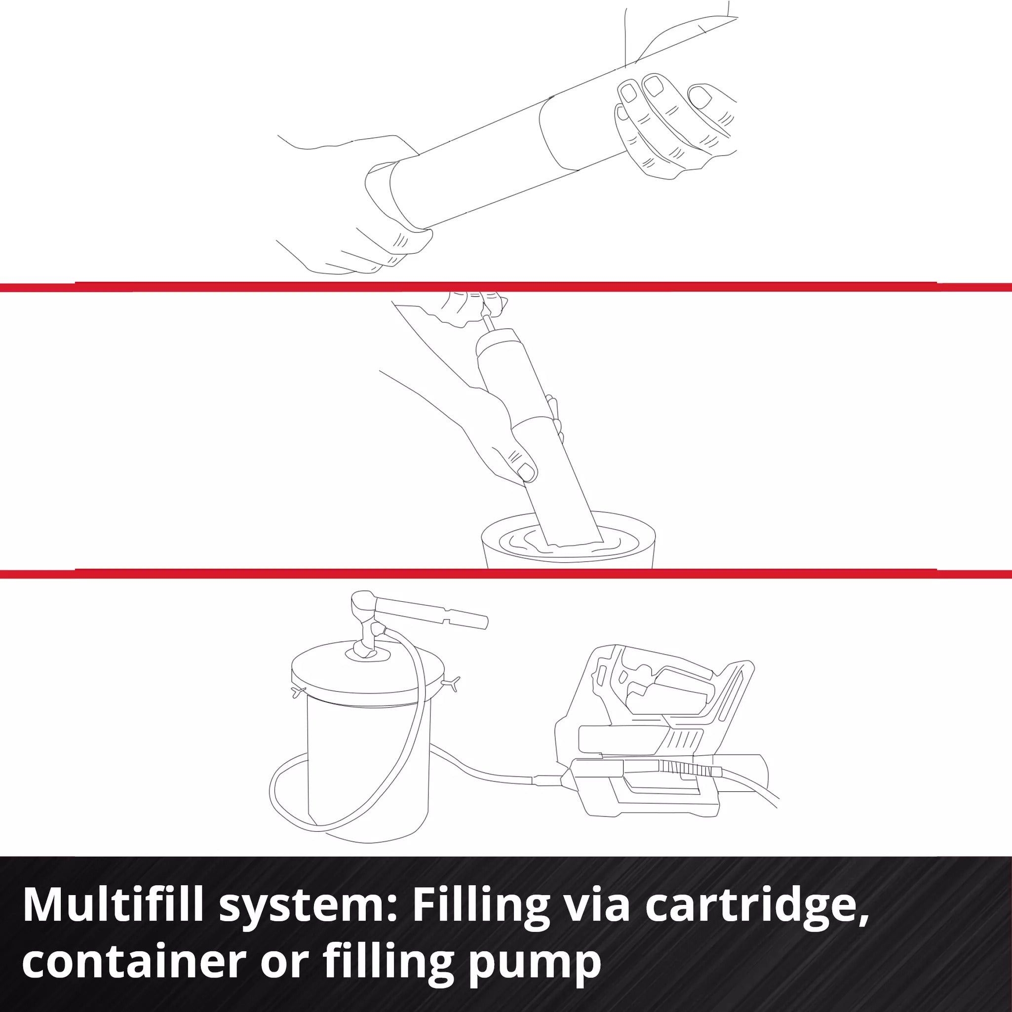 Einhell Professional PXC 18V TP-GR 18/690 Li Grease Gun - Body Only