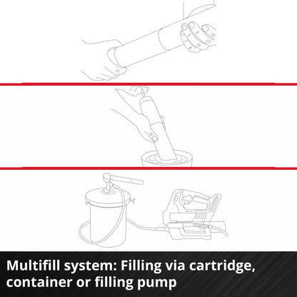 Einhell Professional PXC 18V TP-GR 18/690 Li Grease Gun - Body Only